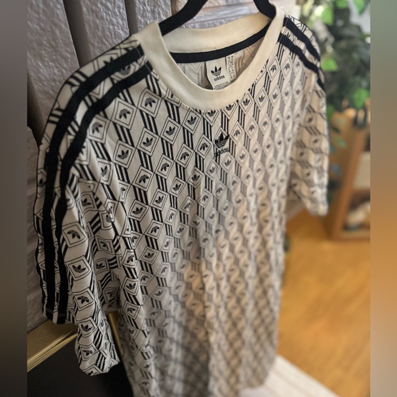 Adidas Logo T-shirt Dress XL - Picture 2 of 6